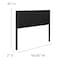 Flash Furniture Bristol Metal Tufted Upholstered Full Size Headboard in Black Fabric HG-HB1725-F-BK-GG - alternate 4